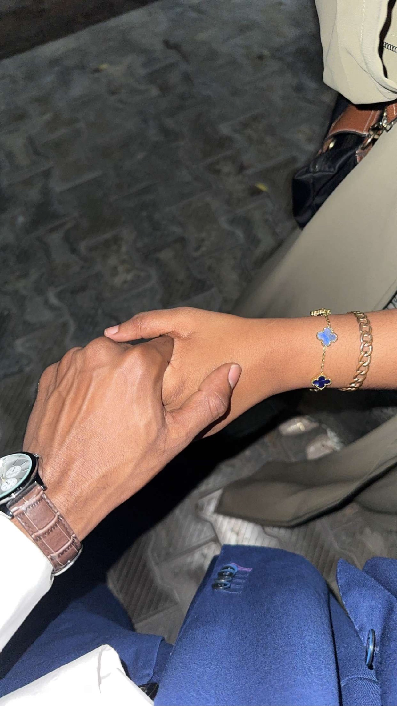 Our hands held together