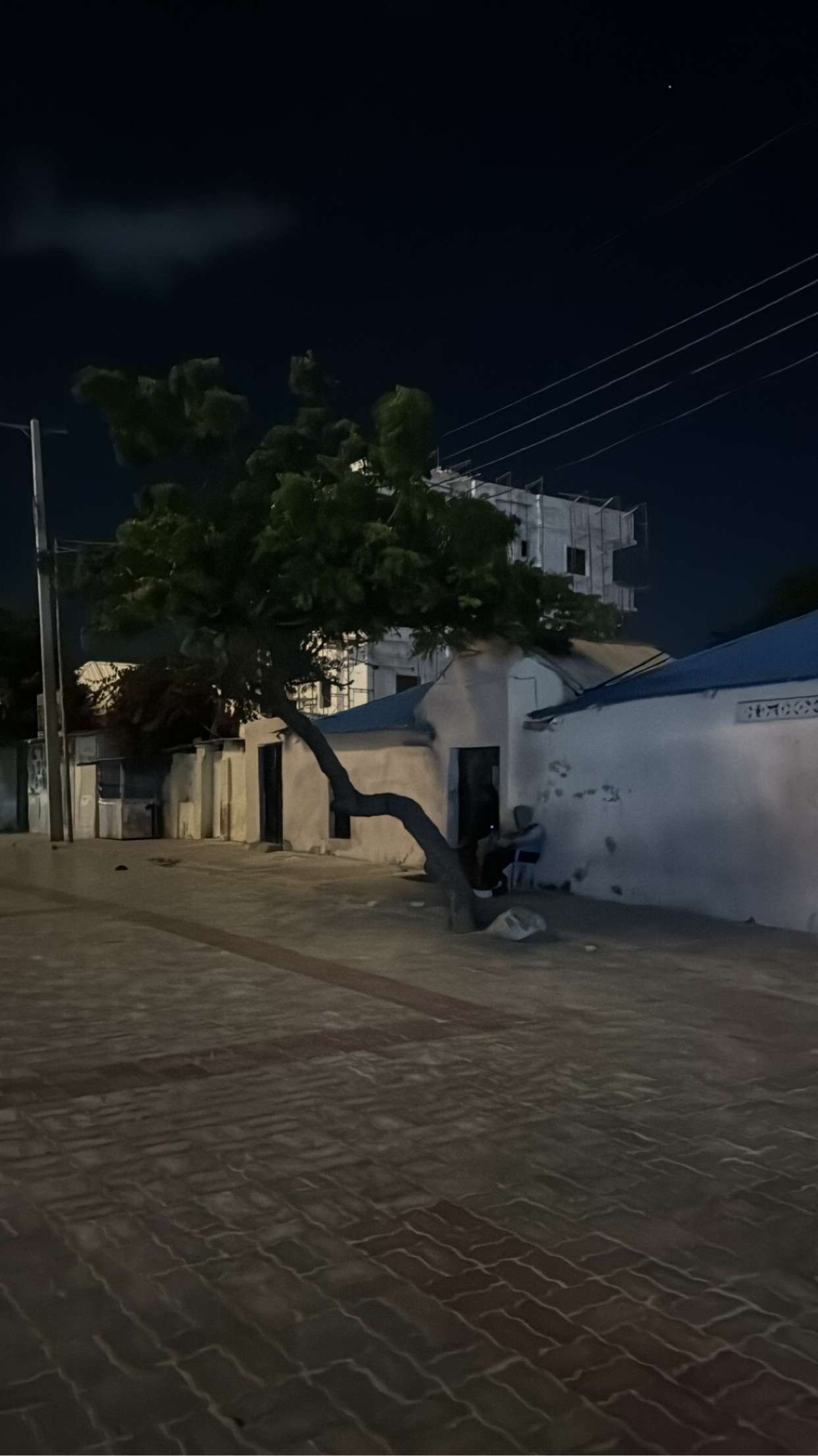 The quiet street we walked together